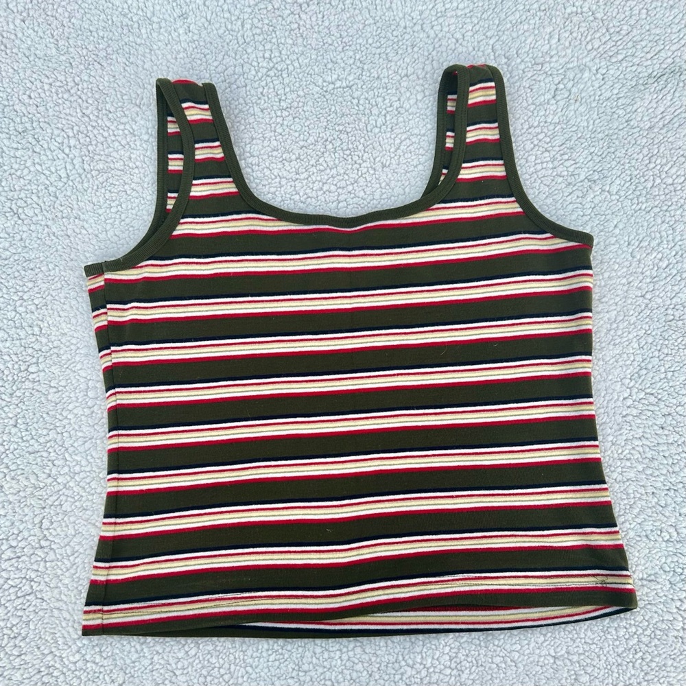 Jordache 90’s Striped Knit Tank Top Sz. Large